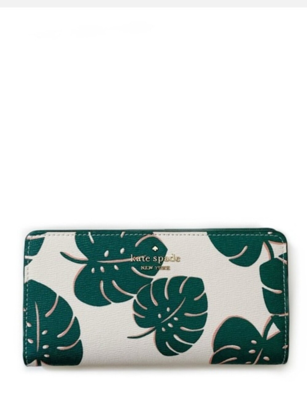 ✨️NWT✨️ Kate Spade Slim Bifold Wallet, Monstera Leaves, 2022, $159 MSRP